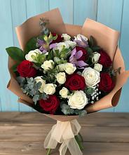Букет цветов из:  Розы и Альстромерии в Черкизово