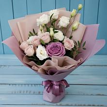 Букет цветов из:  Розы и Лизиантусы в Черкизово