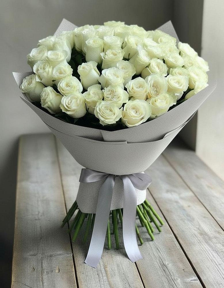 Букет 35 Белых роз в Черкизово