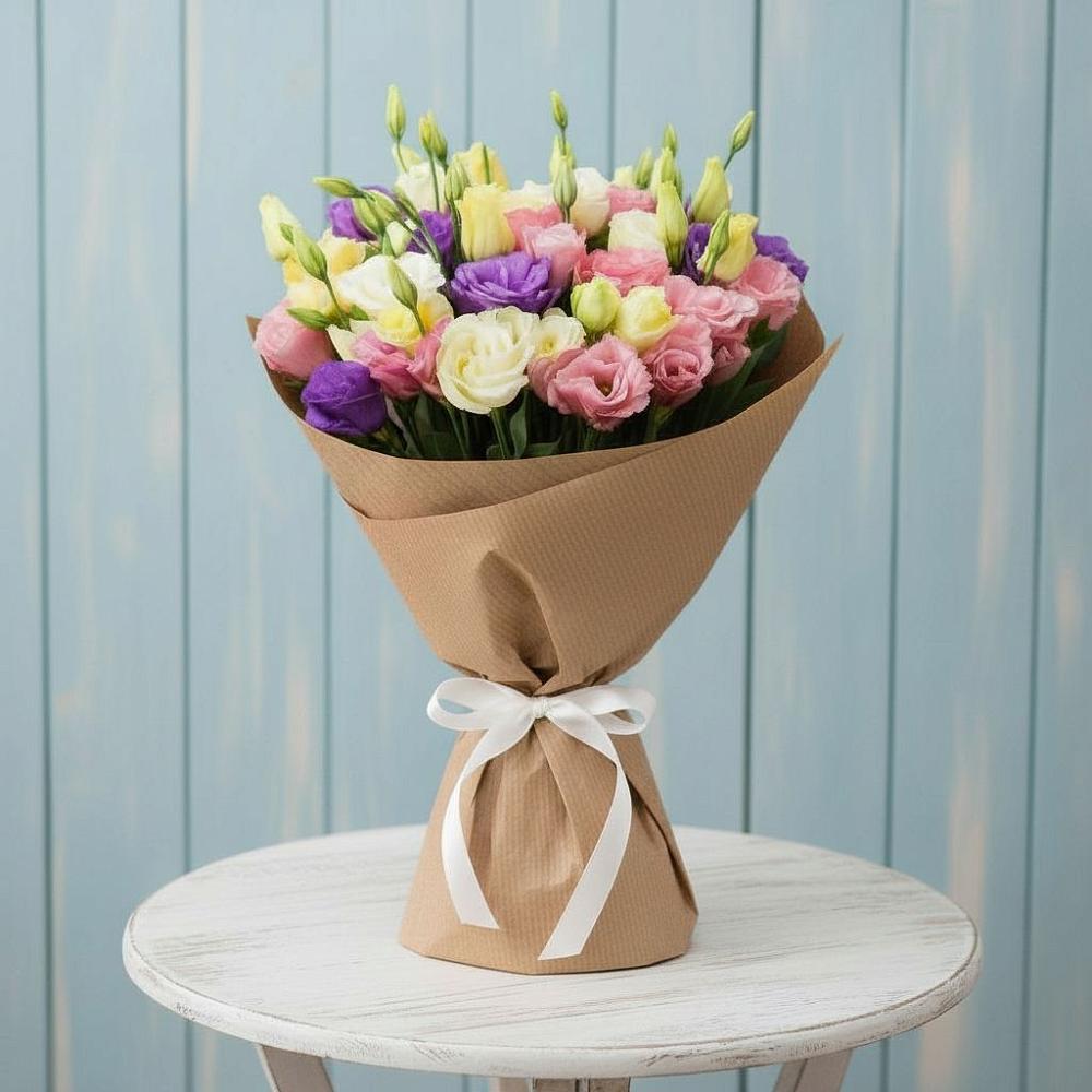 Букет цветов из: Лизиантусы в Черкизово