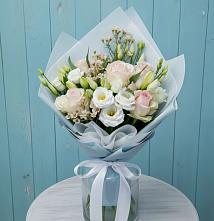 Букет цветов из:  Розы и Лизиантусы в Черкизово